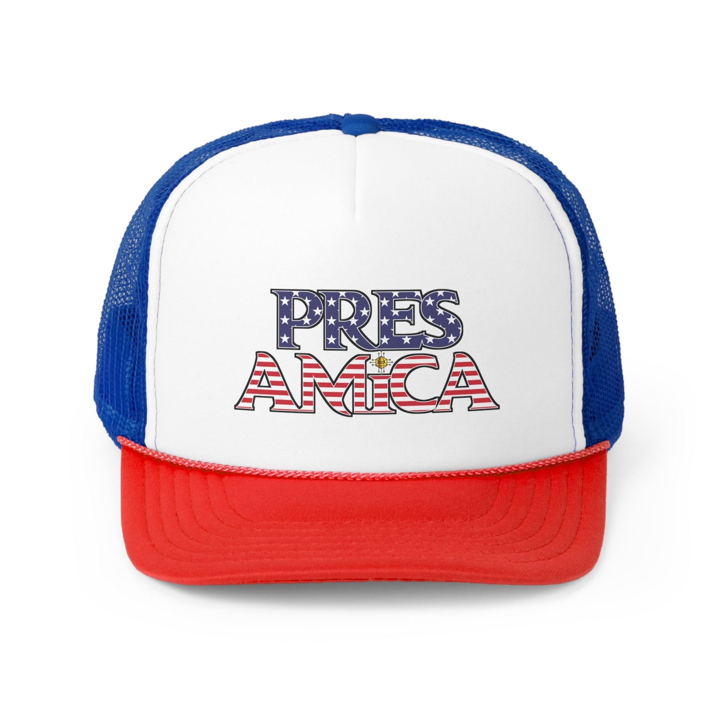 Pres Amica Logo Trucker Cap