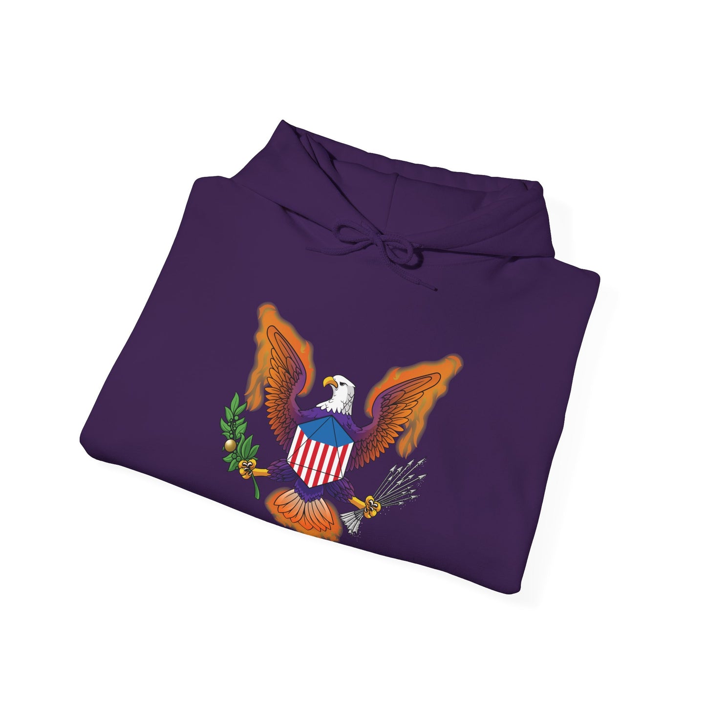 The Purple Eagle Hooded Sweatshirt